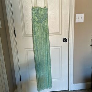 Oh Polly Daleyza Embellished Strapless Gown Size 0